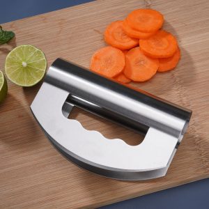 Salad Chopper with Protective Cover - Double Blade Salad Cutter