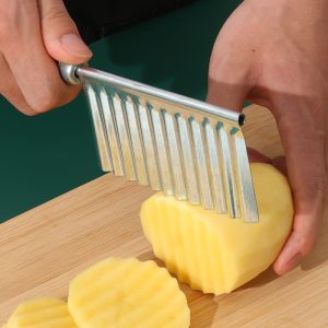 Stainless Steel Potato Wave Knife